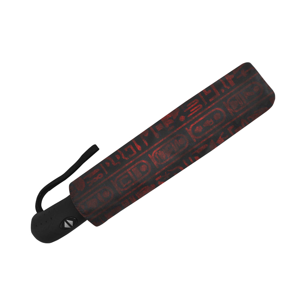 HIEROGLYH RED Auto-Foldable Umbrella