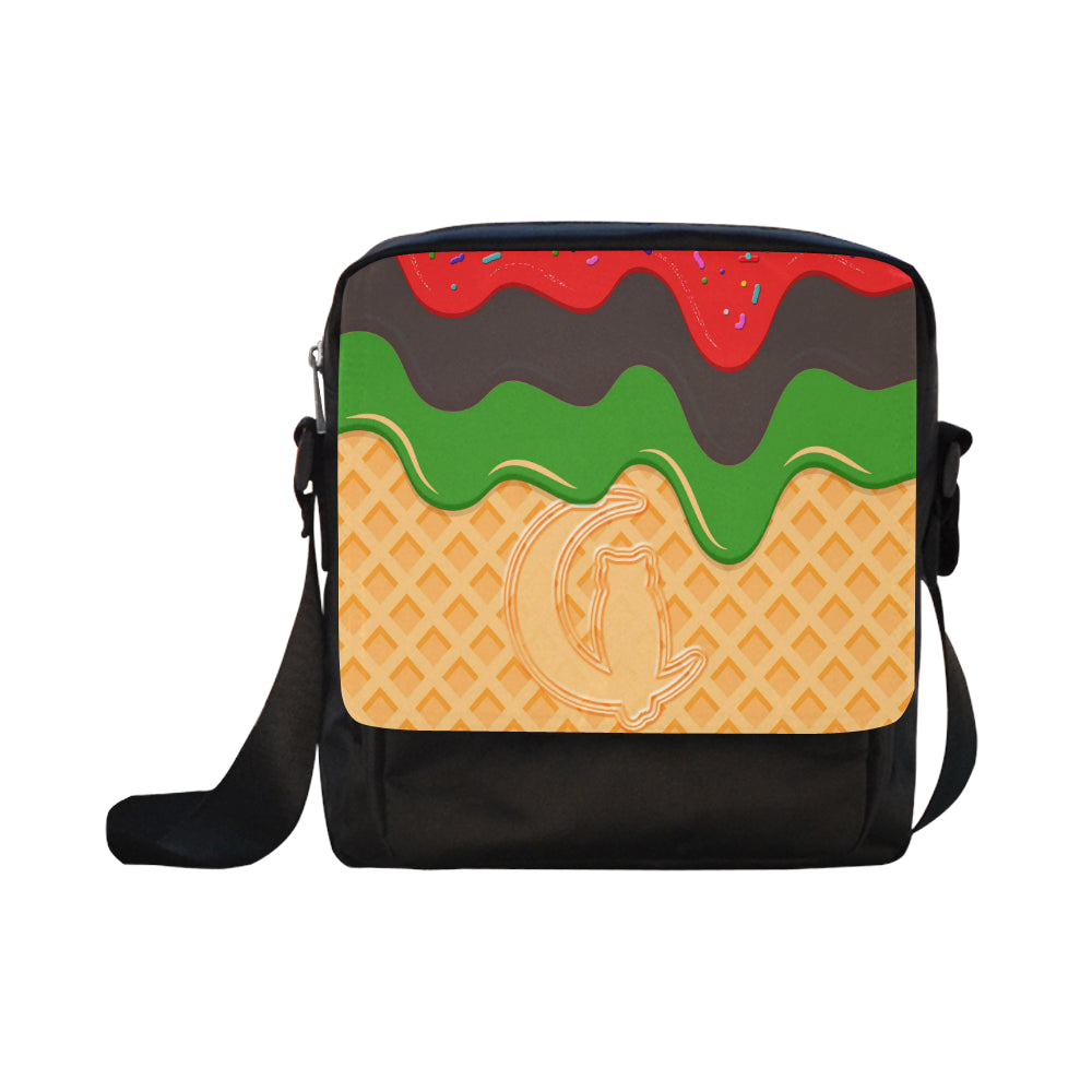 LCC RBG ICE CREAM Crossbody Nylon Bags (Model 1633)