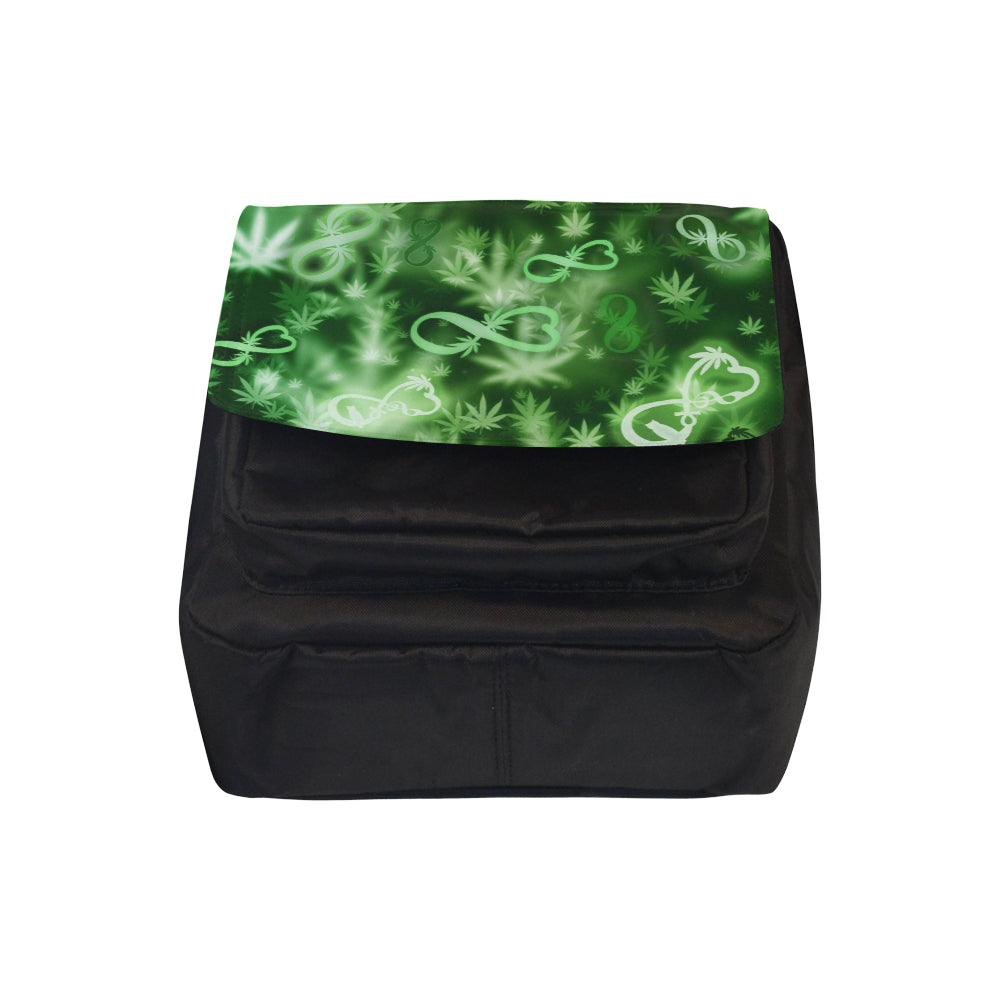 INFINITY GREEN COSMOS Crossbody Nylon Bags (Model 1633)