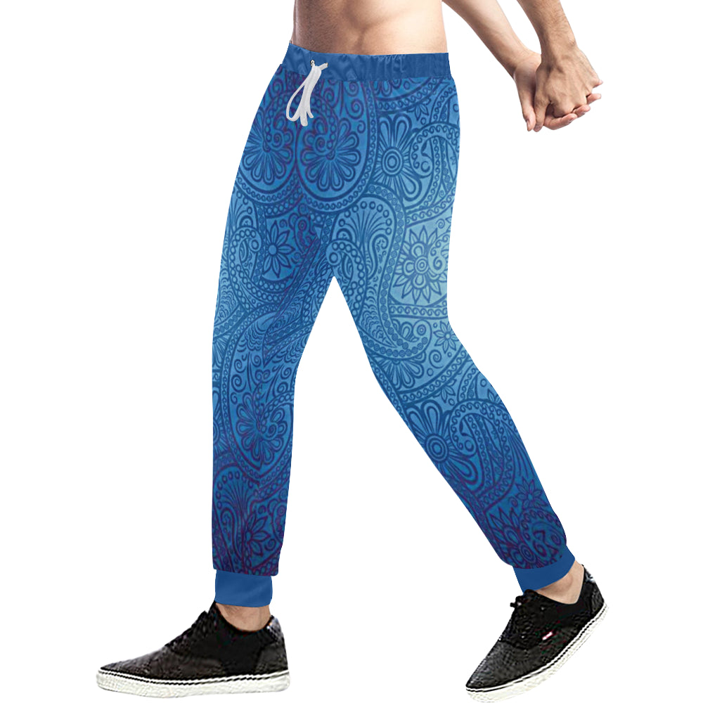 LUXURY GANG Men's All Over Print Sweatpants (Model L11)