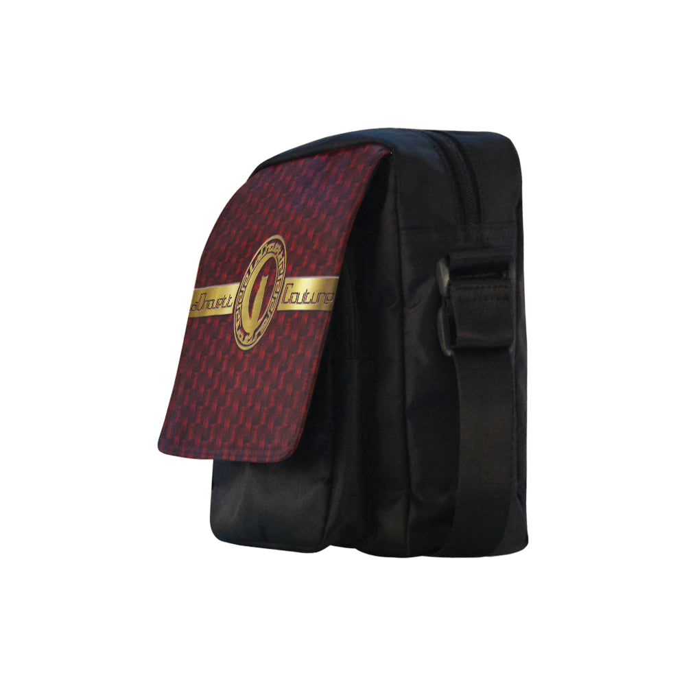 LCC RED DELUXE Crossbody Nylon Bags (Model 1633)