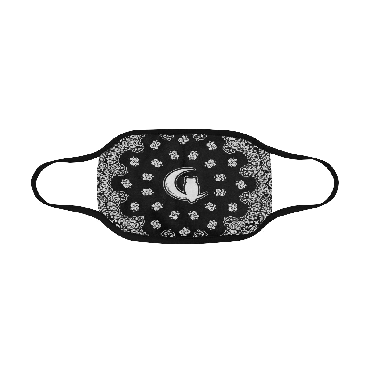 BANDANA BLACC Mouth Mask in One Piece (2 Filters Included)