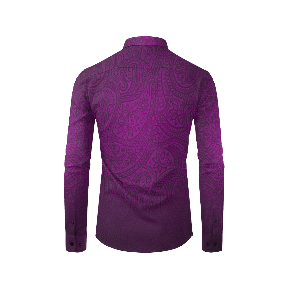 LUXURY GANG PURPLE Men's All Over Print Casual Dress Shirt (Model T61)