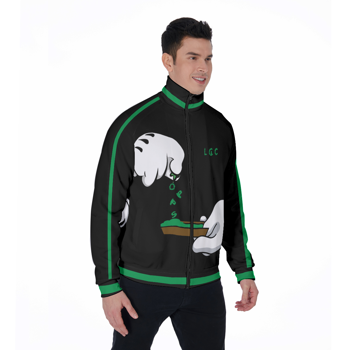 BURN THE OPPS Stand Collar Jacket