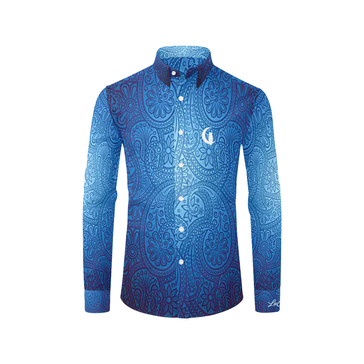 LUXURY GANG Cs'UP Men's All Over Print Casual Dress Shirt (Model T61)