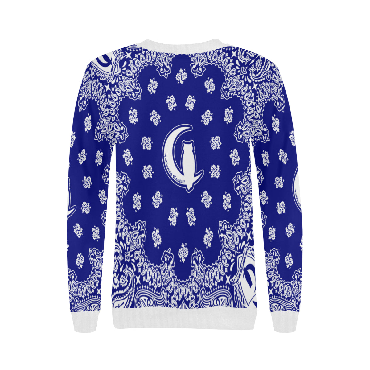 BANDANA Cs'UP Women's Rib Cuff Crew Neck Sweatshirt