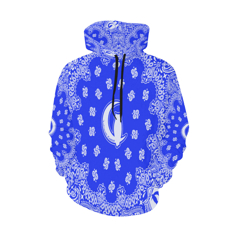 LCC BLUSKY All Over Print Hoodie for Men/Large Size (USA Size) (Model H13)
