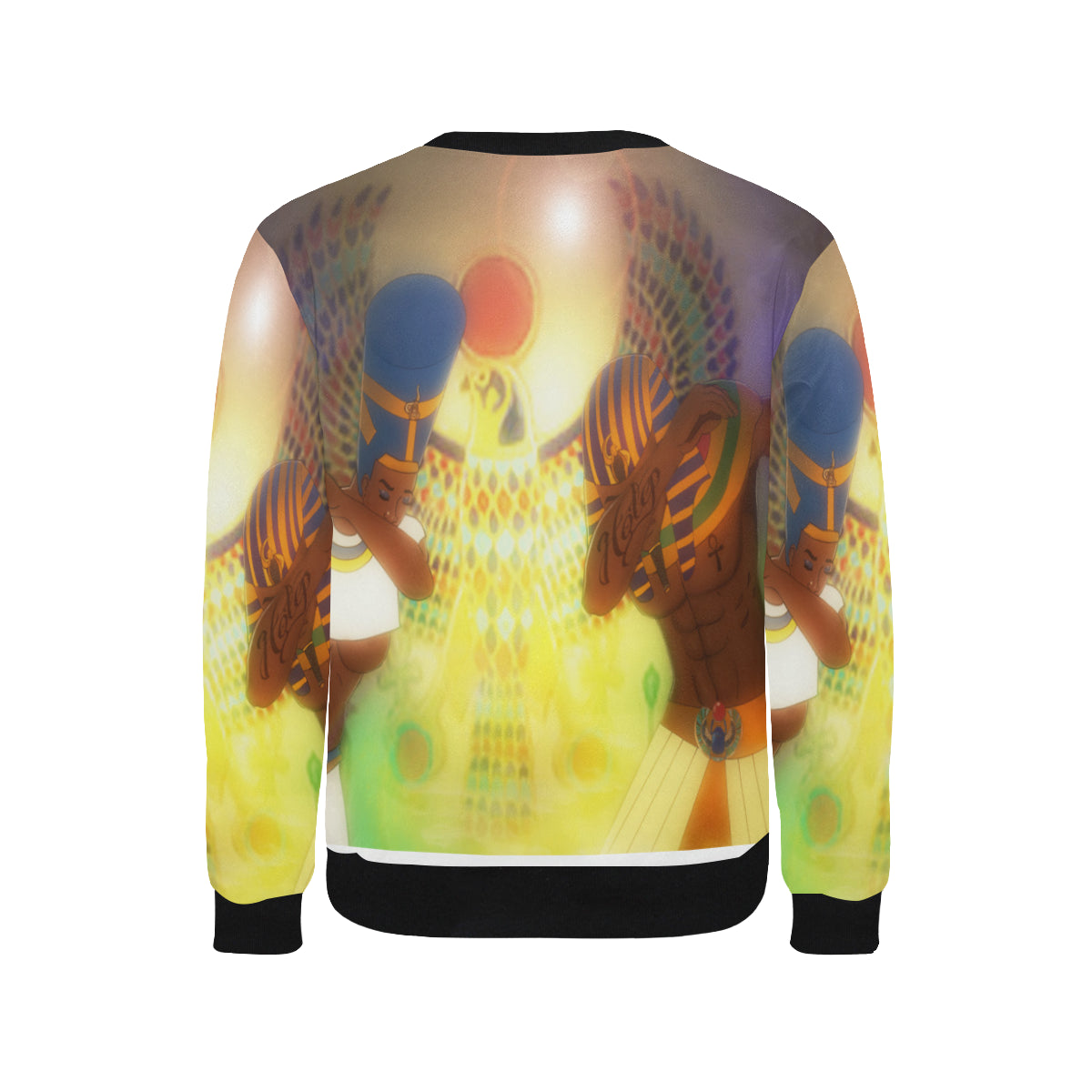 HOTEP DAB Men's Rib Cuff Crew Neck Sweatshirt