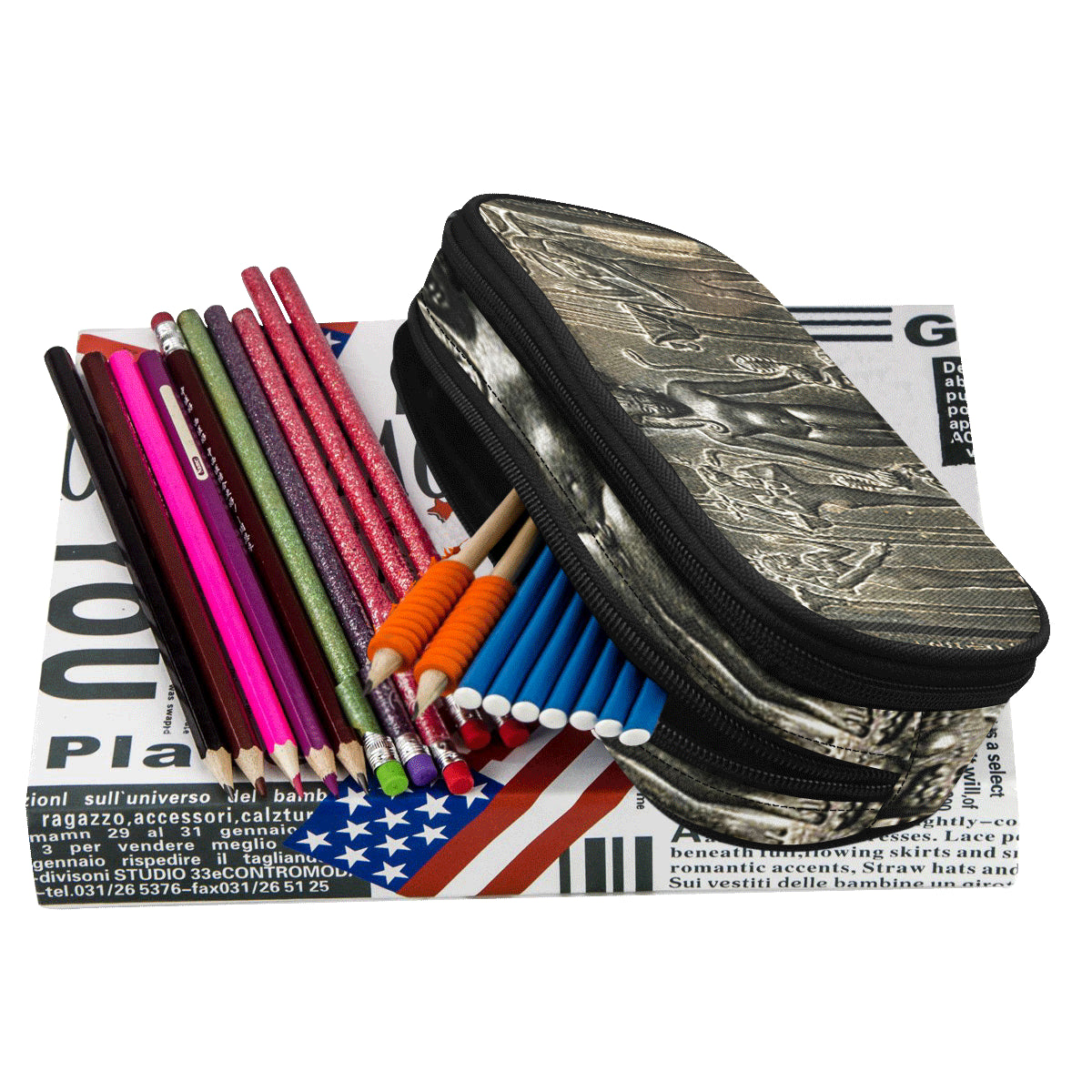 HORUS THE SON OSORKAN Pencil Pouch/Large