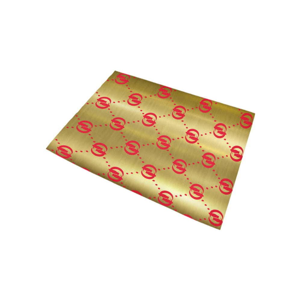 GOODY GOLD RED Area Rug 5'3''x4'