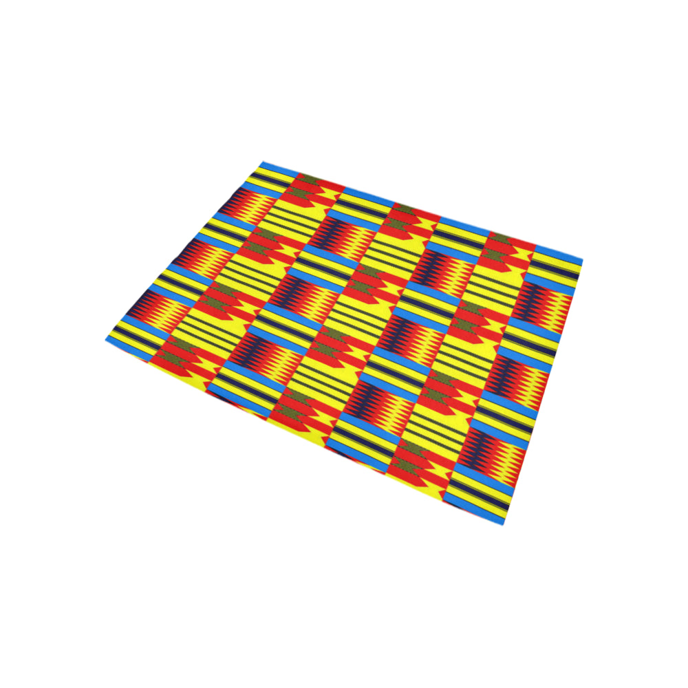 KENTE BLUE Area Rug 5'3''x4'