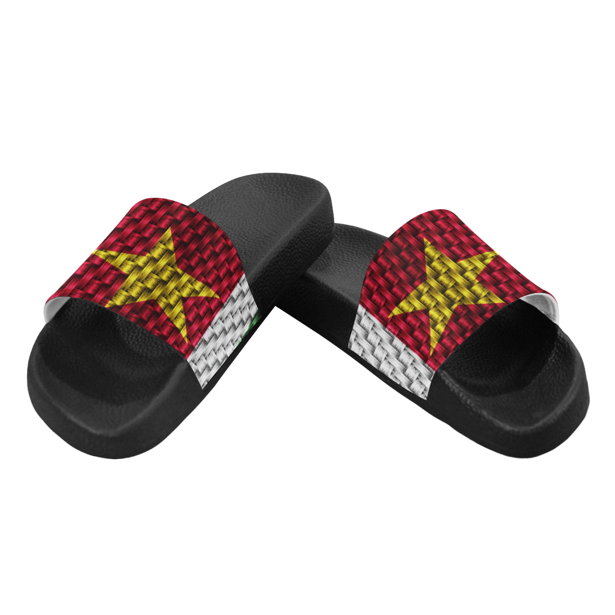 SURINAME FLAG Men's Slide Sandals (Model 057)