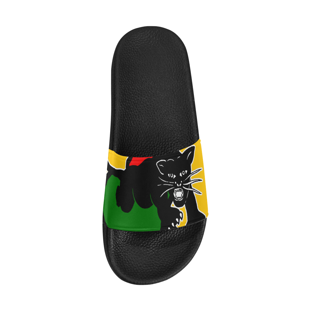 BLACC PANTHER RBG YLW Men's Slide Sandals