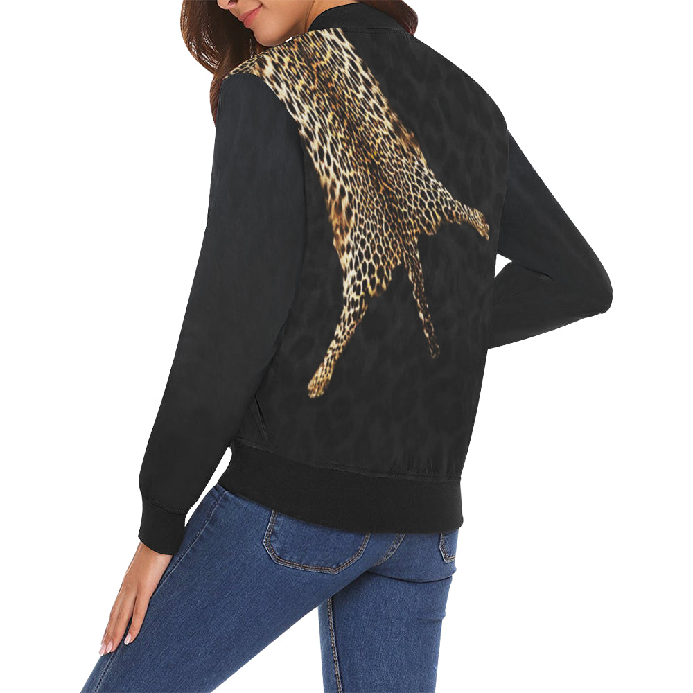 OLD KMT PRIEST All Over Print Bomber Jacket for Women (Model H19)