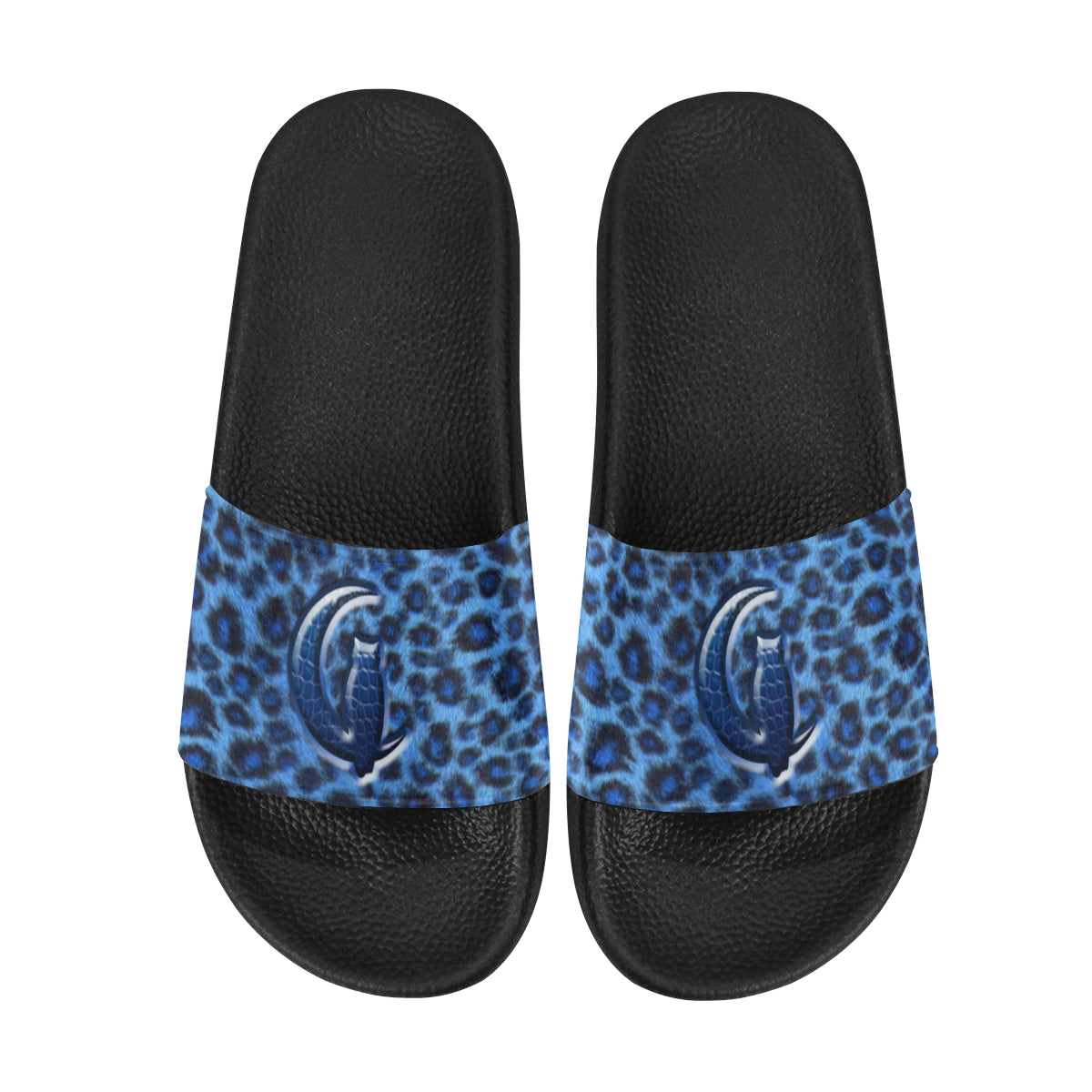 BLUE TIGER SKIN Women's Slide Sandals