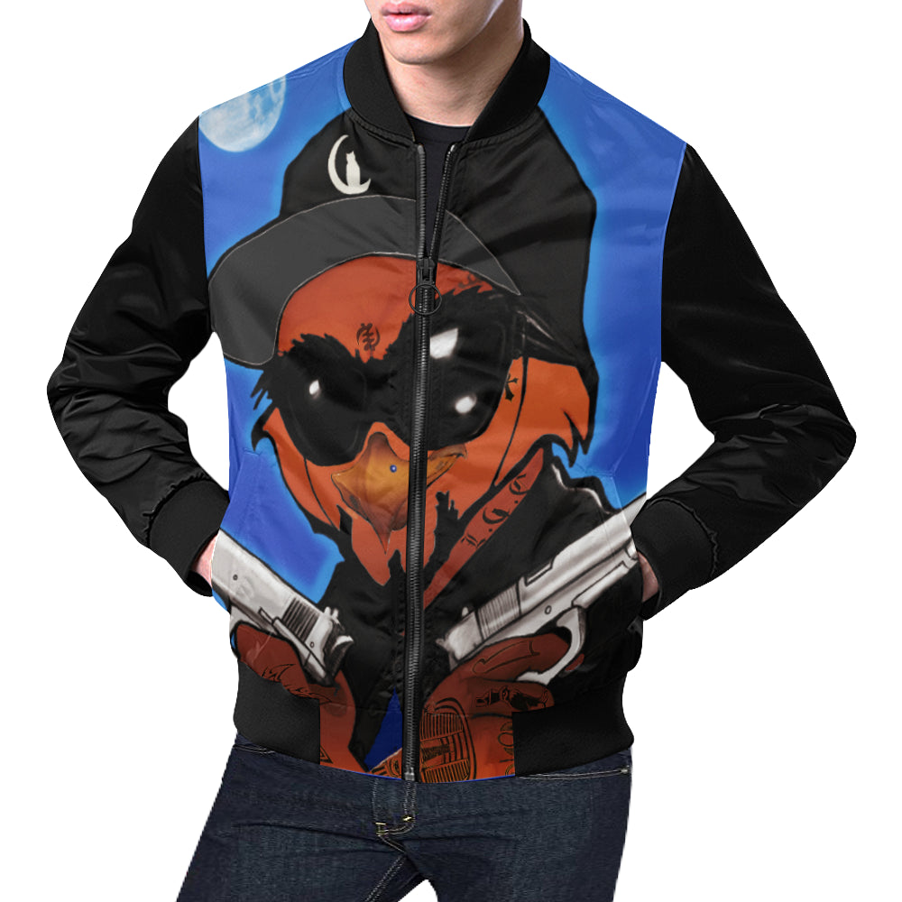 Eazy-LaChouett All Over Print Bomber Jacket for Men (Model H19)