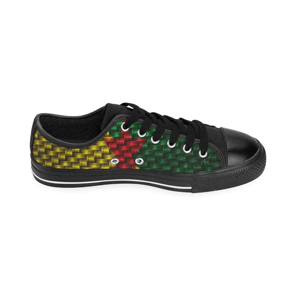 YANA FLAG TRESSER Men's Classic Canvas Shoes (Model 018)