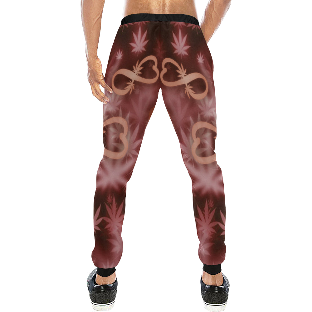 INFINITY RED COSMOS Men's Sweatpants