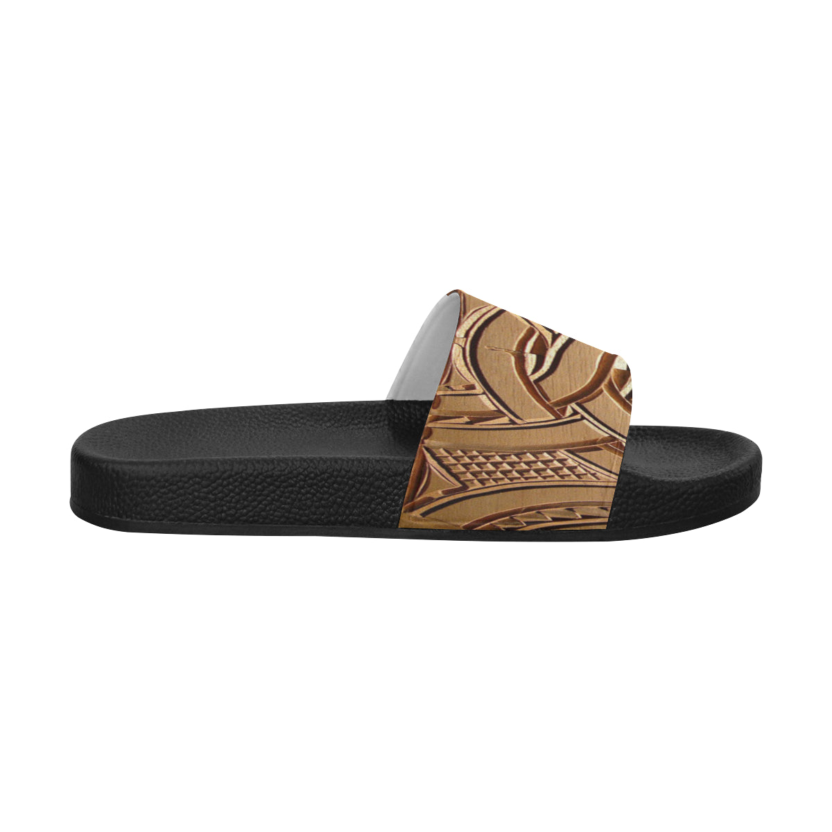 TEMBE ART WOOD Women's Slide Sandals