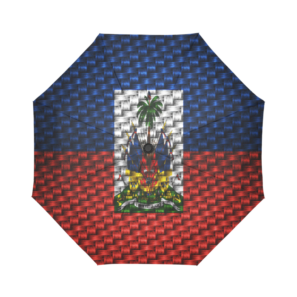 HAITI FLAG Auto-Foldable Umbrella