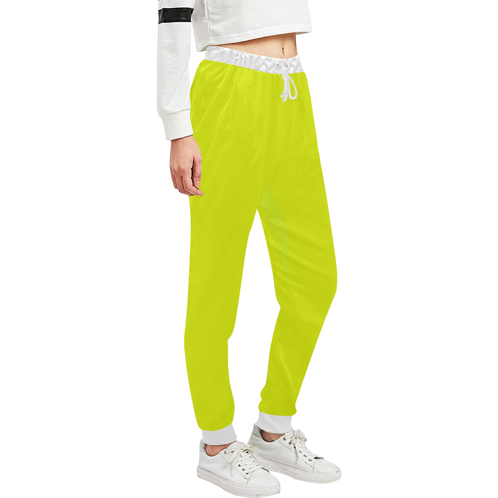 FRESH UP YELLOW Women's All Over Print Sweatpants (Model L11)