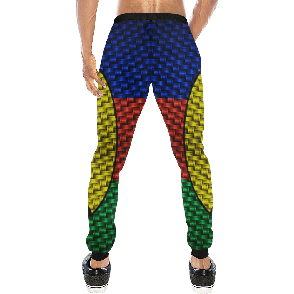 NOUVELLE CALEDONIE FLAG Men's All Over Print Sweatpants (Model L11)