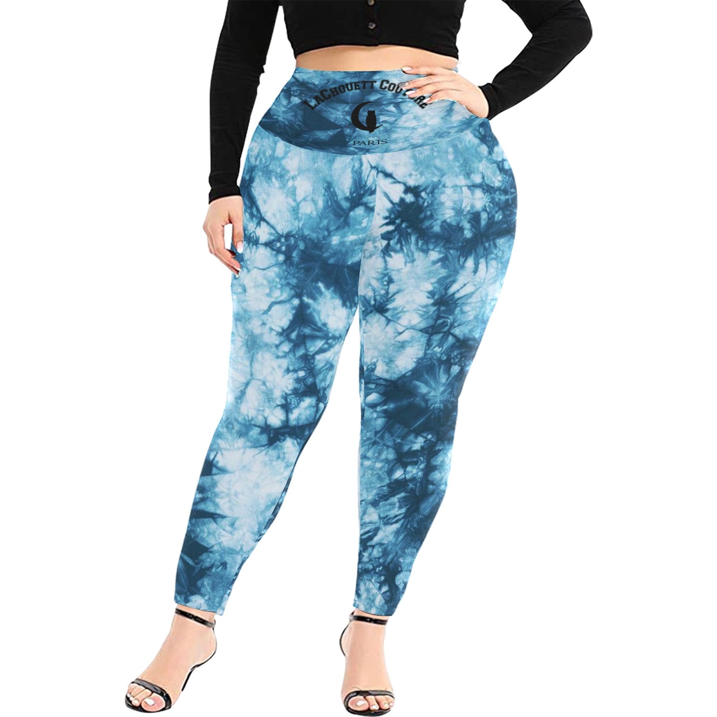 TIE DYE Plus Size High Waist Leggings