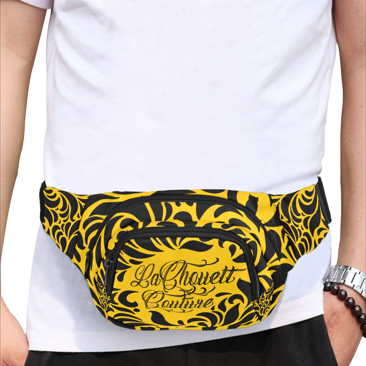 GORGIOUS LEAF YELLOW Fanny Pack/Small (Model 1677)