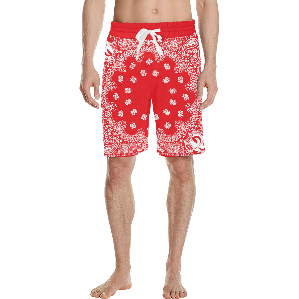 BANDANA Bs'UP Men's All Over Print Casual Shorts