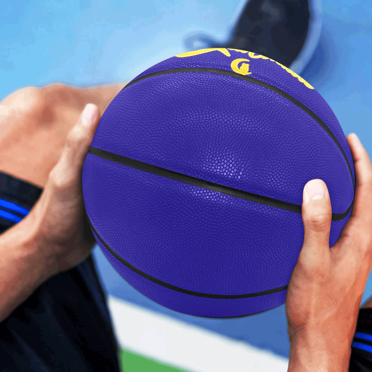 LACHOUETTFORNIA BLU All Over Print Basketball