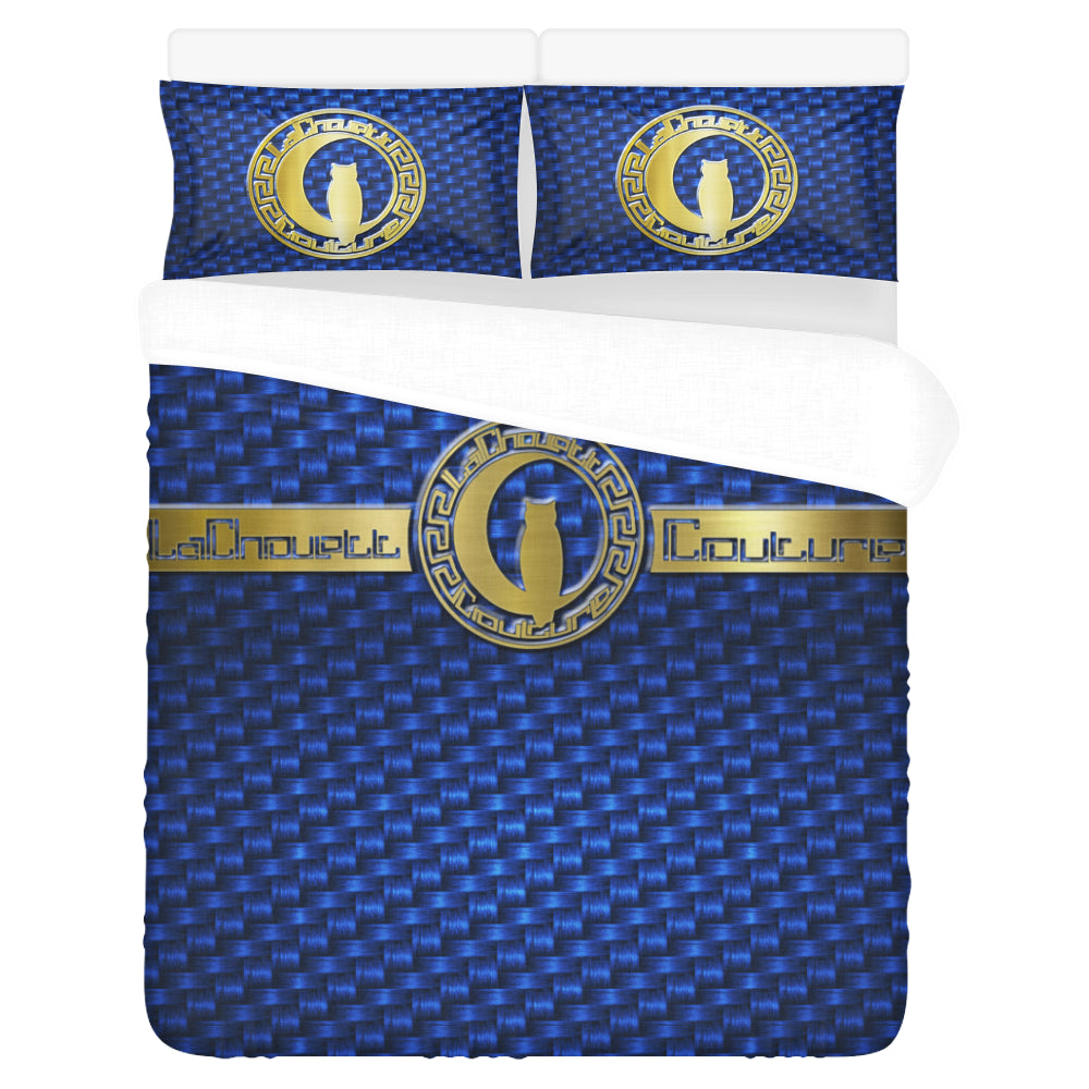DELUXE BLUE 3-Piece Bedding Set