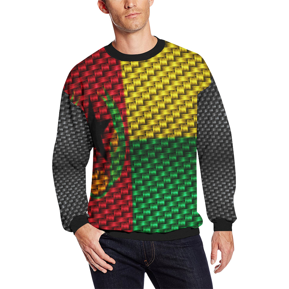 CAP VERT Men's Oversized Fleece Crew Sweatshirt