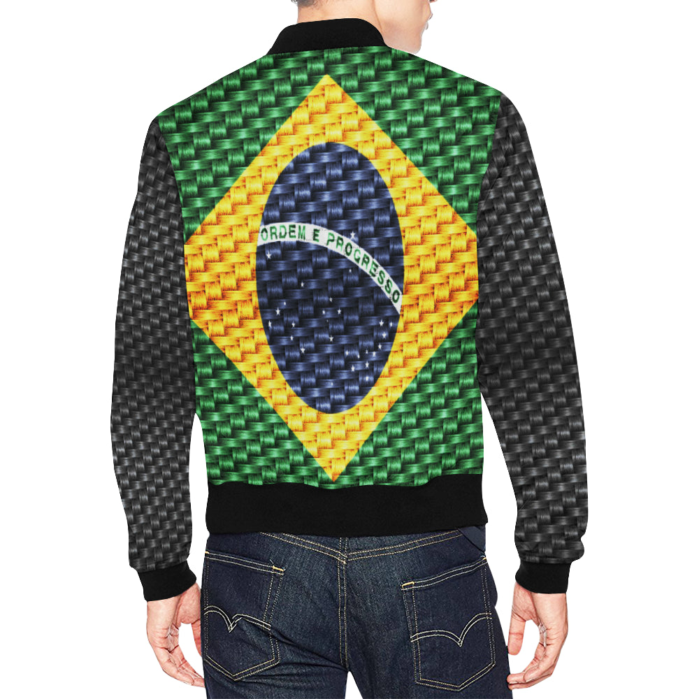 BRASIL All Over Print Bomber Jacket