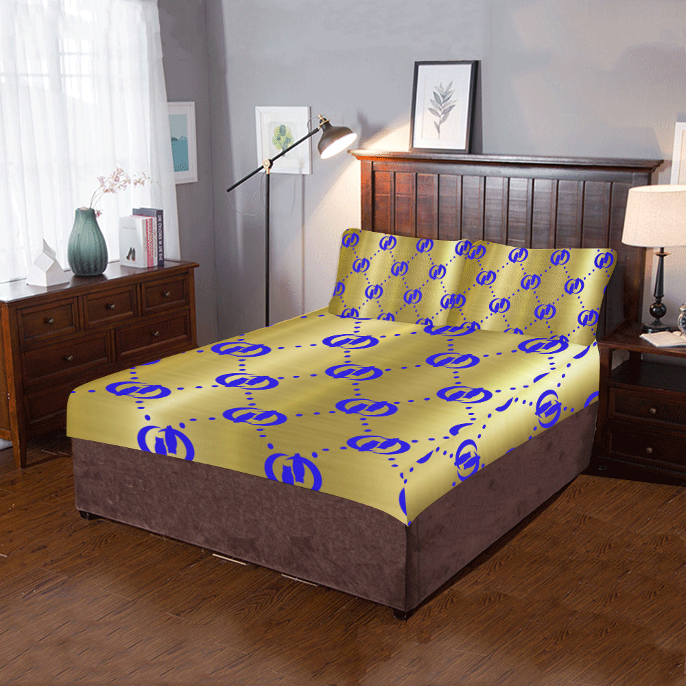GOODY BLUELIGHT 3-Piece Bedding Set
