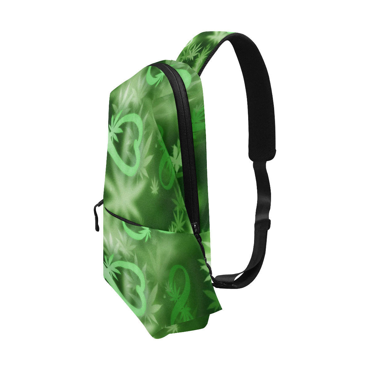 INFINITY GREEN COSMOS Chest Bag (Model 1678)