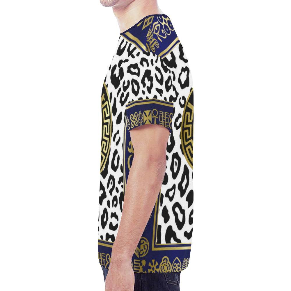 VIP LCC BLUE VECTOR New All Over Print T-shirt for Men (Model T45)