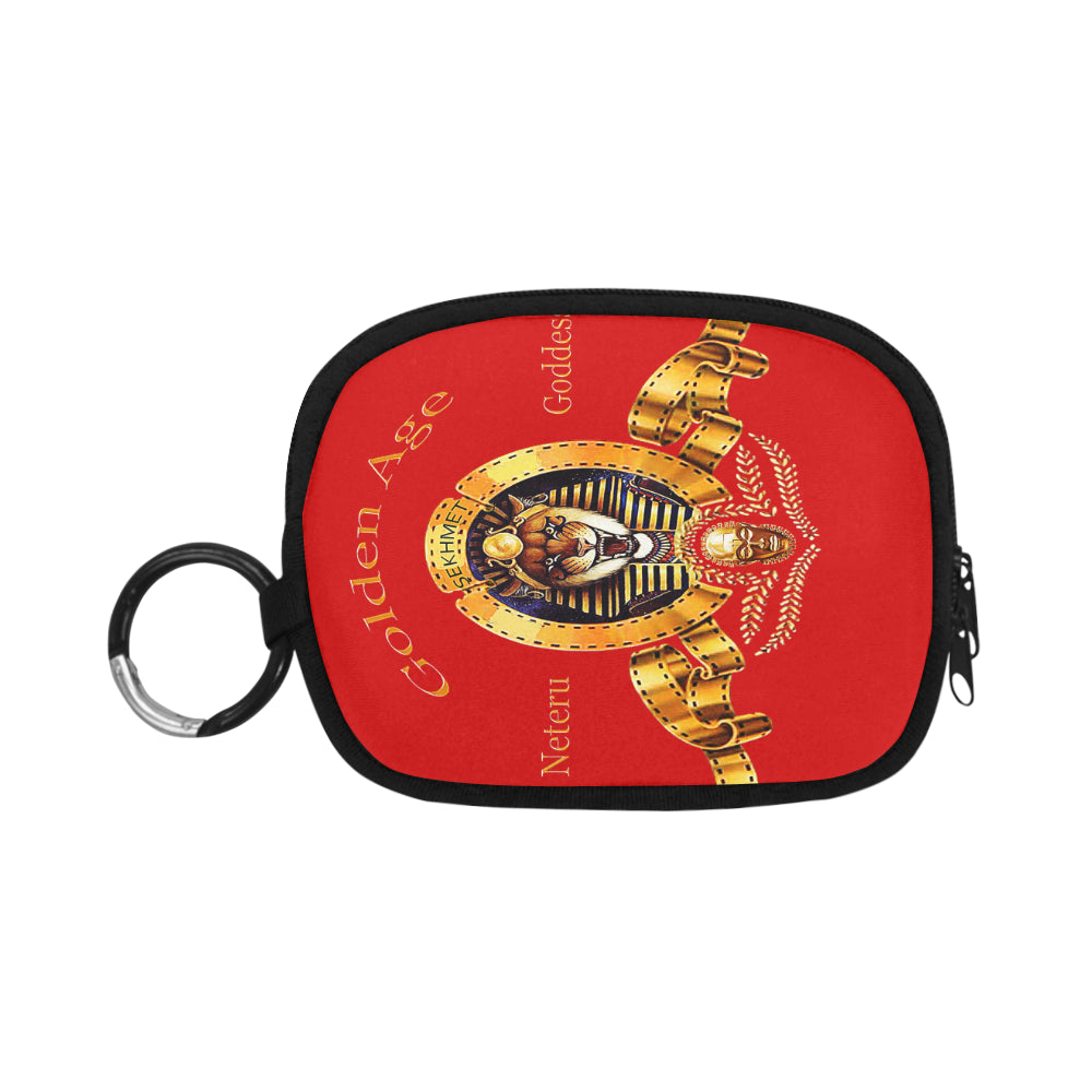 SEKHMET GODDESS RED Coin Purse (Model 1605)
