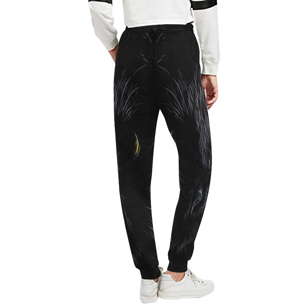 THE CAT Women's All Over Print Sweatpants (Model L11)