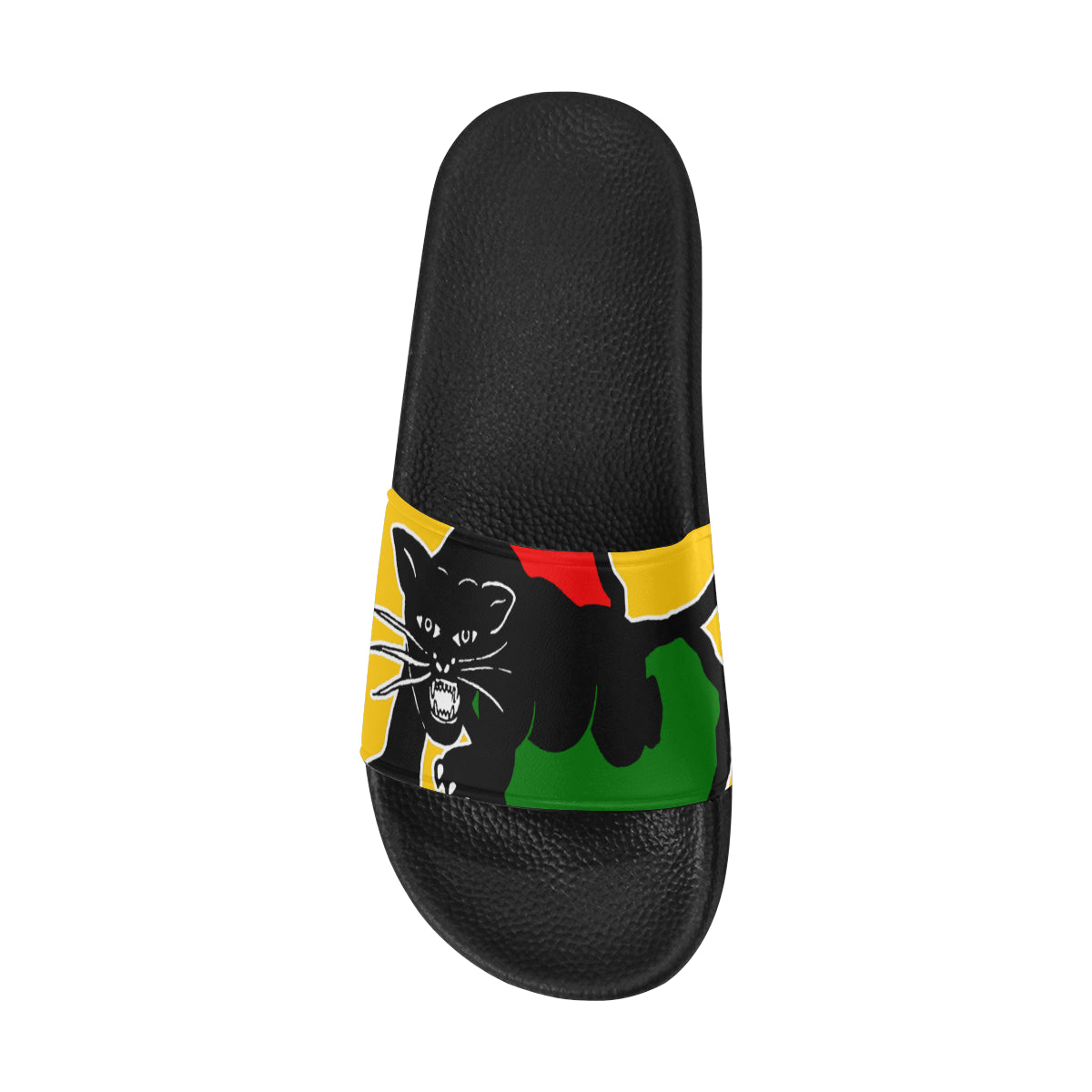 BLACC PANTHER RBG YLW Women's Slide Sandals