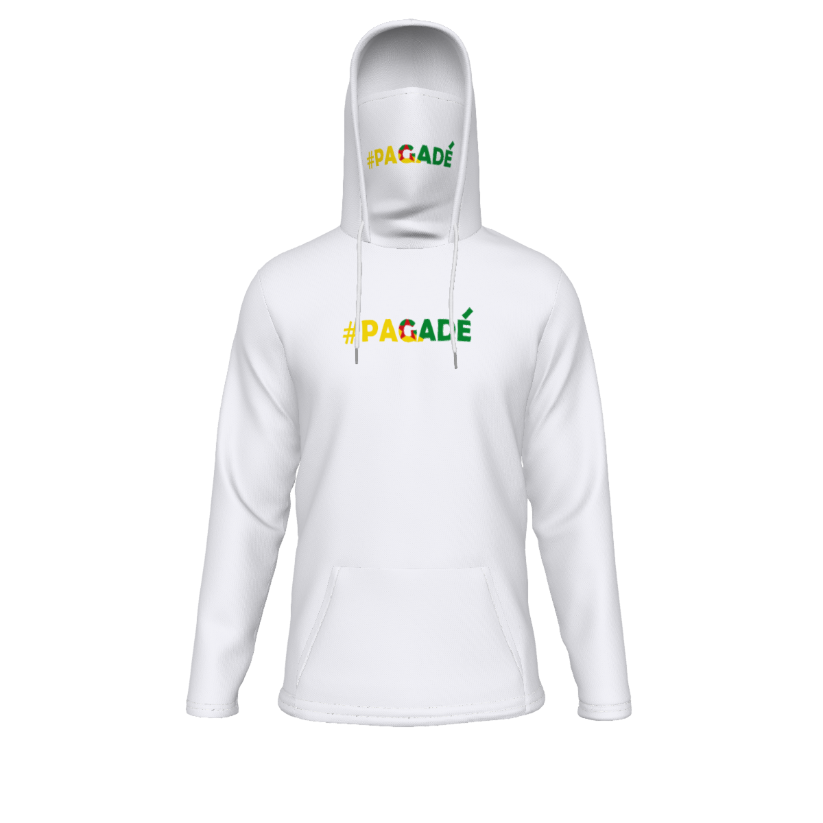 #PAGADE WHT Unisex  Hoodie With Mask