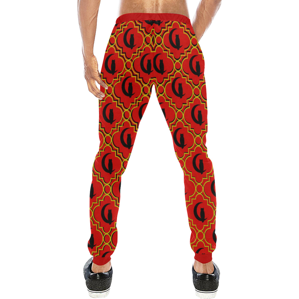 ELEGANCE RYB Men's All Over Print Sweatpants (Model L11)