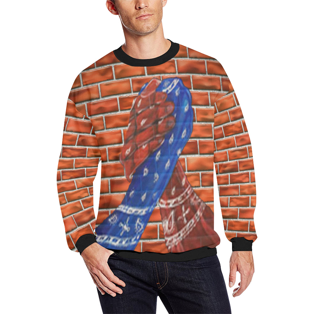 Cs'Up & Bs'Up United Men's Oversized Fleece Crew Sweatshirt