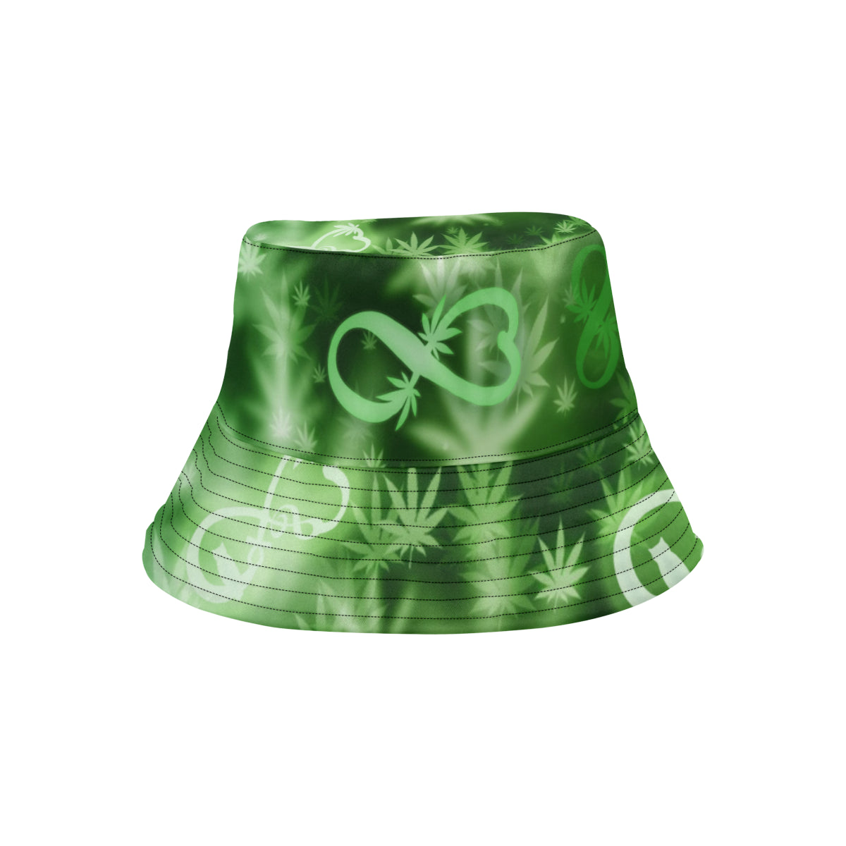 INFINITY GREEN COSMOS All Over Print Bucket Hat for Men