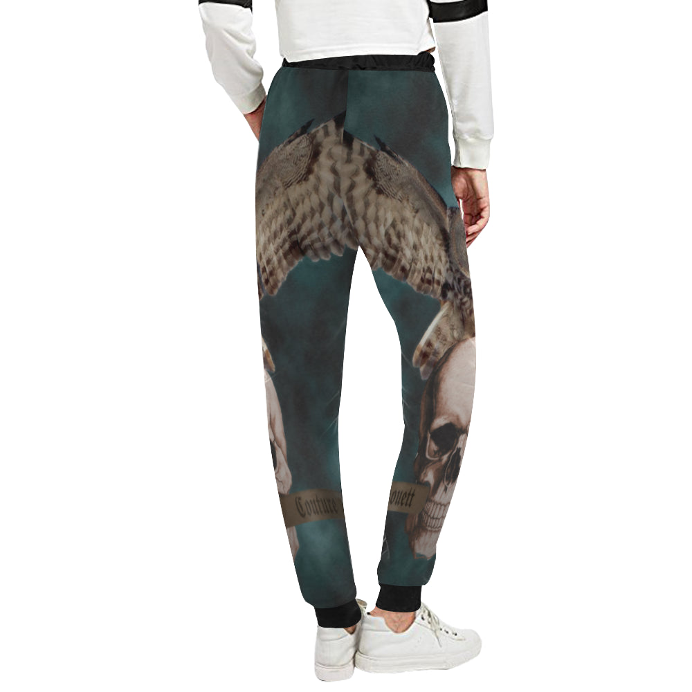 LCC OWL ROCK N ROLL Women's All Over Print Sweatpants (Model L11)