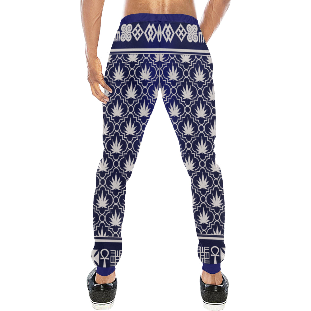 ADRINKRA WHITE LEAF Men's Sweatpants