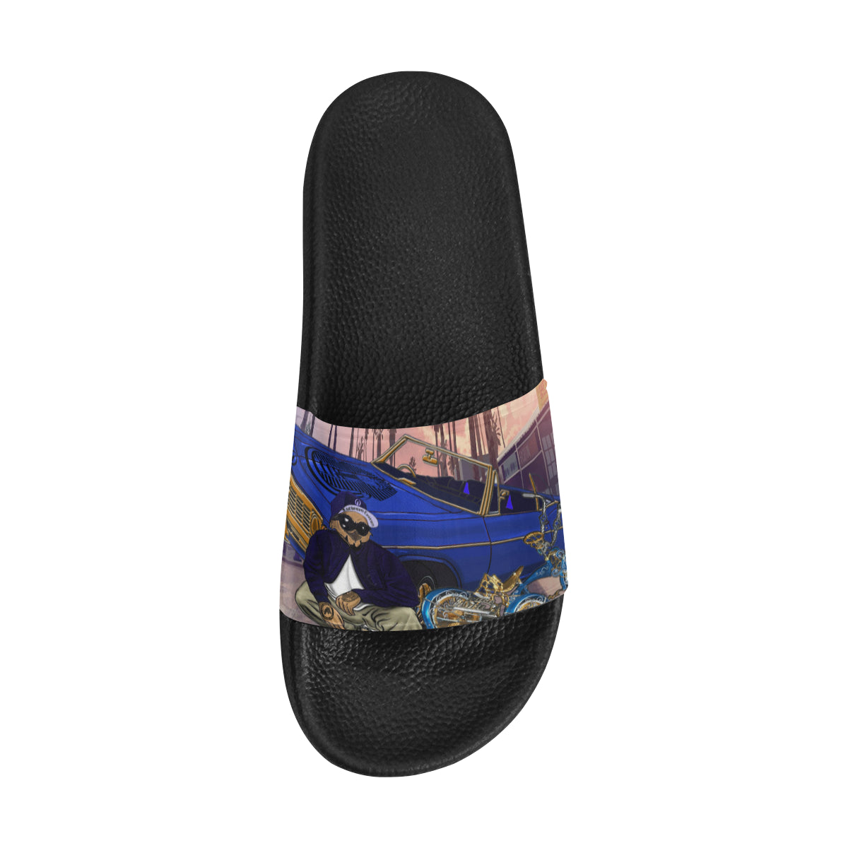 THE OWL N.W,A Men's Slide Sandals (Model 057)