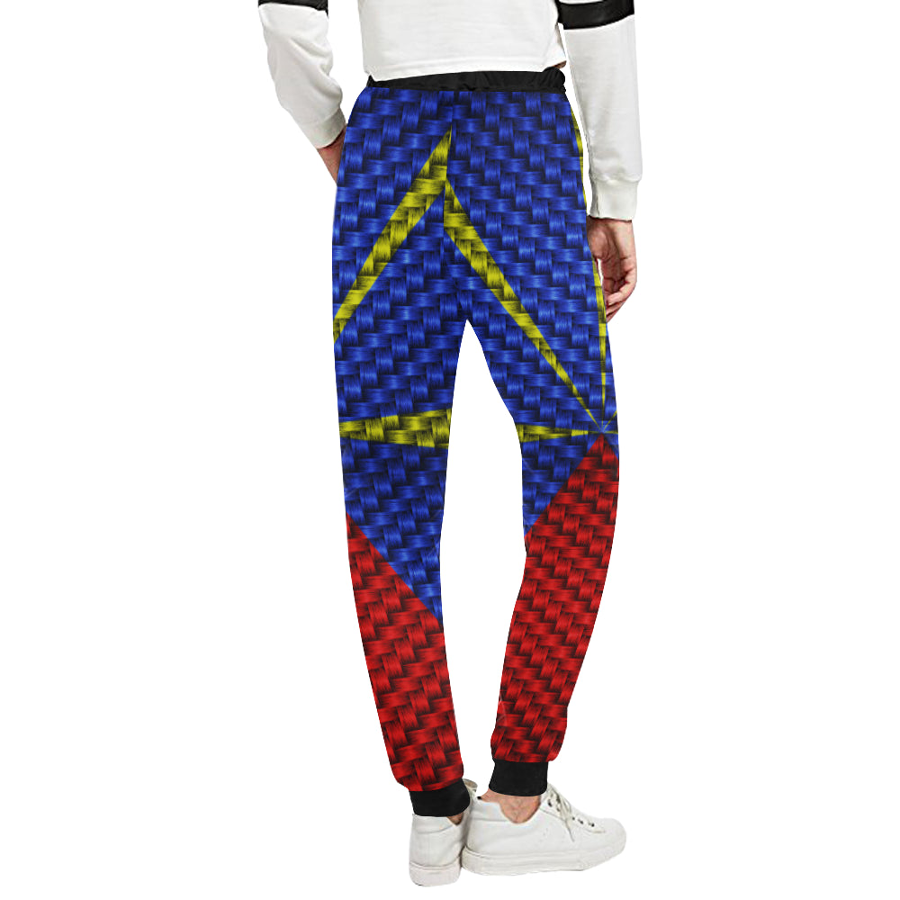 LA REUNION FLAG Women's All Over Print Sweatpants (Model L11)