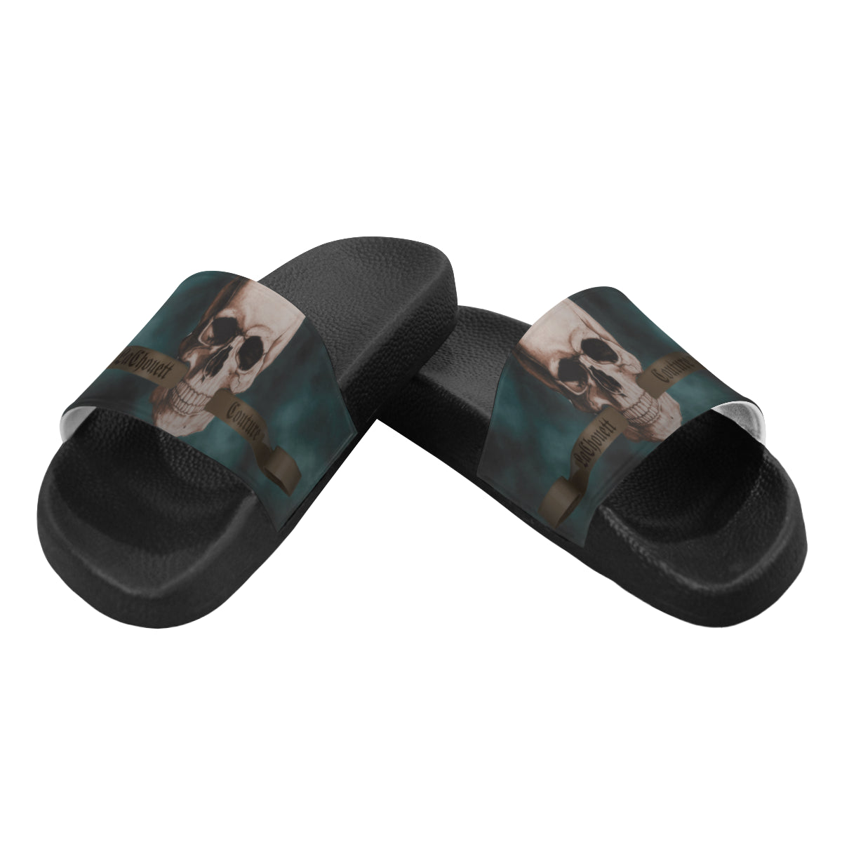 THE SKULL Women's Slide Sandals (Model 057)