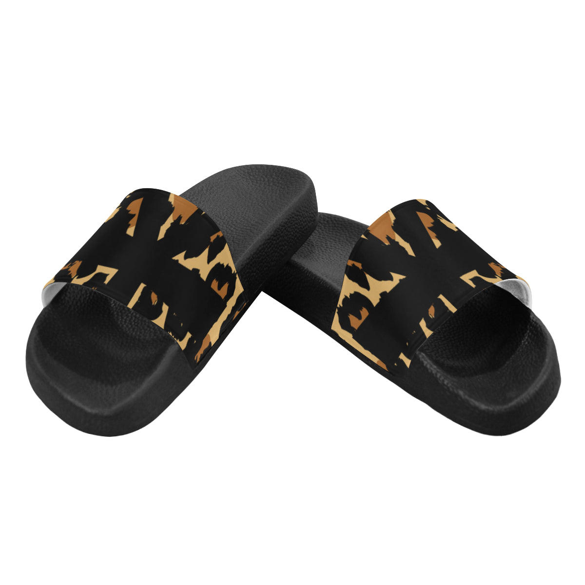 CHEETAH ANKH Men's Slide Sandals (Model 057)