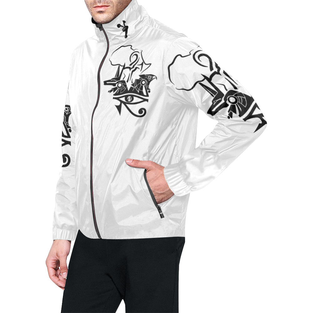 PROTECT BY NTR WHT Unisex All Over Print Windbreaker
